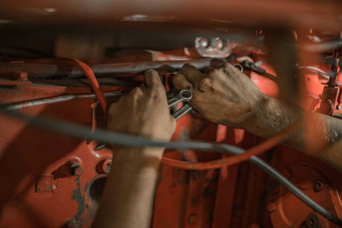 Hands-on inspection work before packing